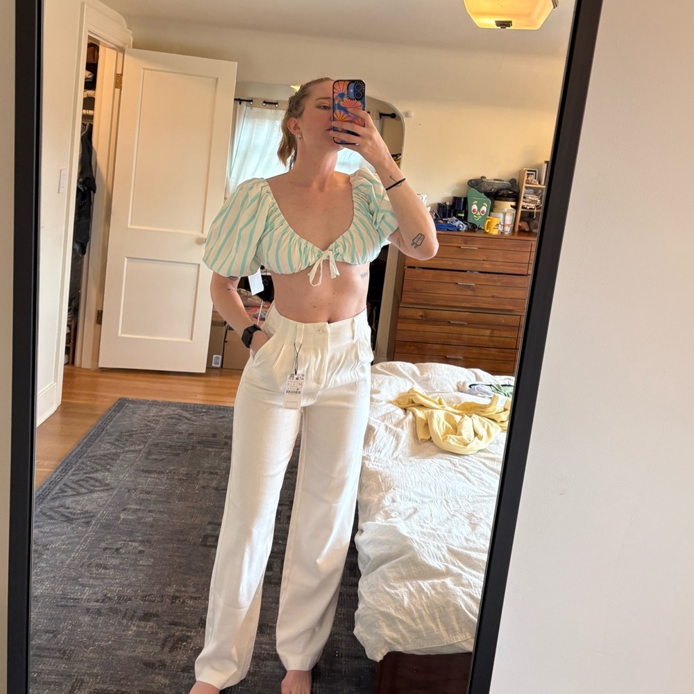 For Love and Lemons Puff Sleeve Top